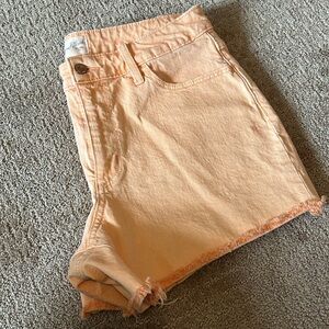 Peach Denim Women's Shorts